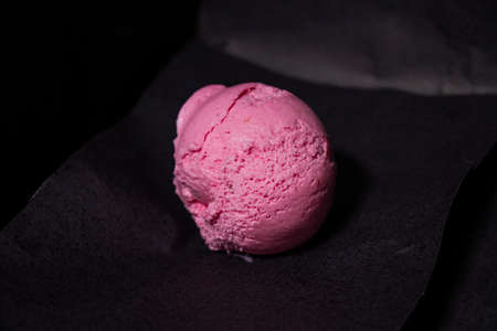 Delicious Advertising ice cream balls photographyの写真素材