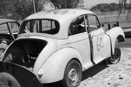 scrap carsの写真素材