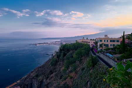 Taormina Viewの写真素材