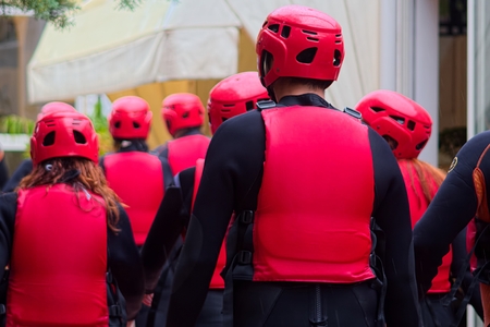 Raftingの写真素材