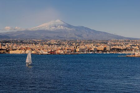 Catania Viewの写真素材
