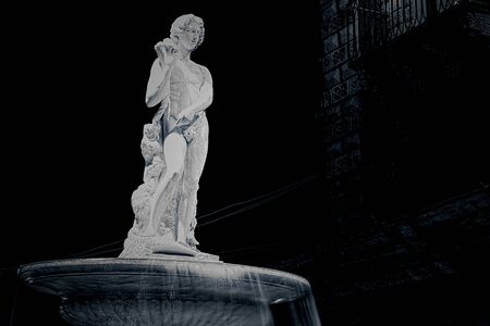 Amenano fountain in Catania