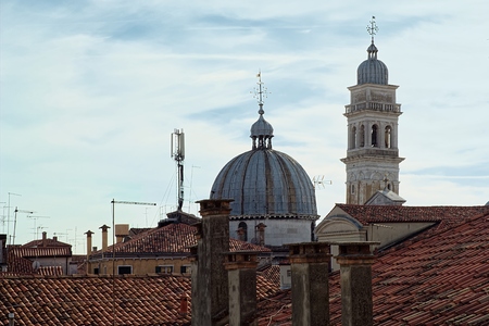 Roofs of Veniceの写真素材