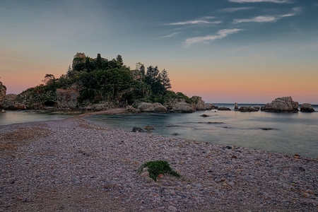 Isola Bella (Taormina)の写真素材