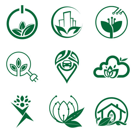 Natural Design Icon Template For Business And Company Fully Editable And Original Vectorのイラスト素材
