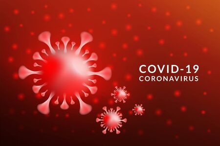Outbreaks of infectious corona virus, medically isolated COVID-19 infection. Extraordinary events that occurred in China. The new official name for this disease is called COVID-19.のイラスト素材