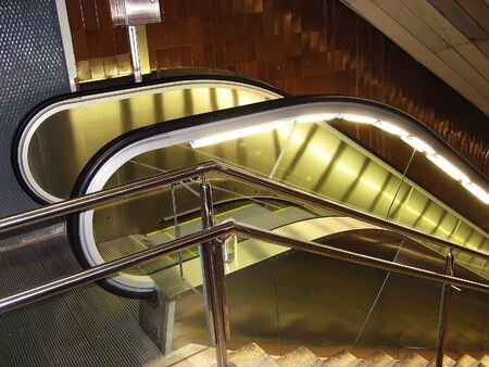 Mechanical stairs at Barcelona underground