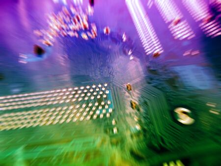 Abstract motherboard card background. New technologies