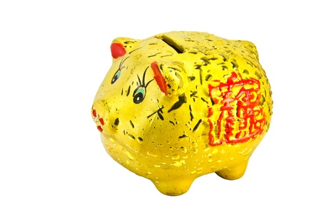 gloden piggy bankの写真素材