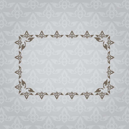 vintage pattern greeting cardのイラスト素材