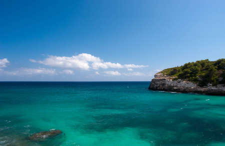 View of Mallorca coast, balearic islands, Spainの写真素材
