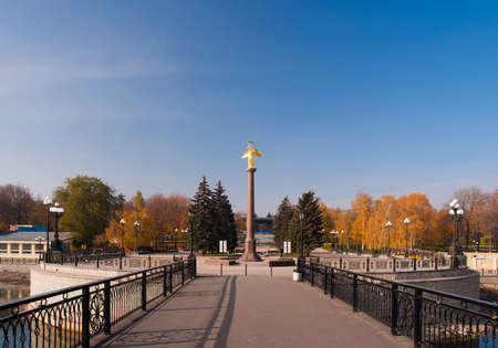 The Angel of Peace represents the fusion of different spheres of our lives through higher human law - the Law of Mercy and Kindness.の写真素材