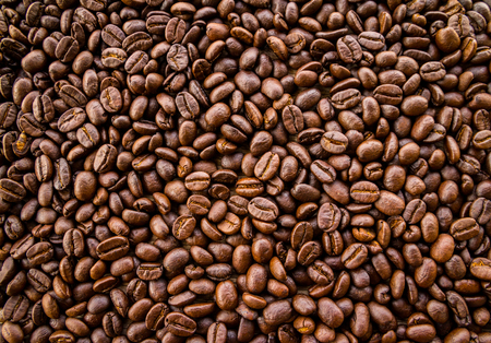 Coffee beans backgroundの写真素材