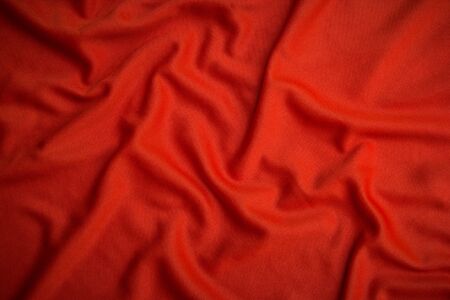 Red cloth texture and backgroundの写真素材