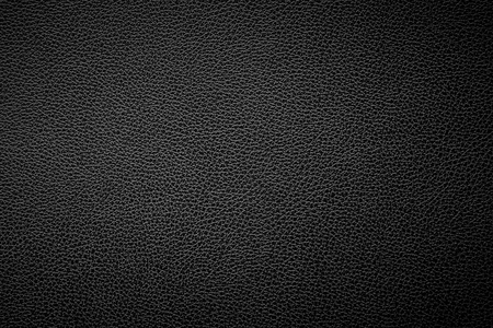 Black leather texture backgroundの写真素材