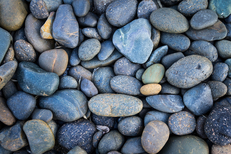 Pebbles stone backgroundの写真素材