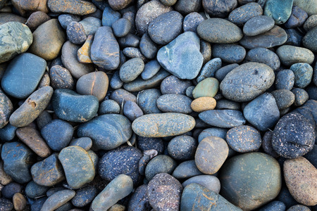 Pebbles stone backgroundの写真素材