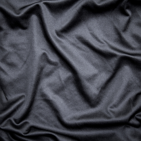 Black cloth texture and backgroundの写真素材