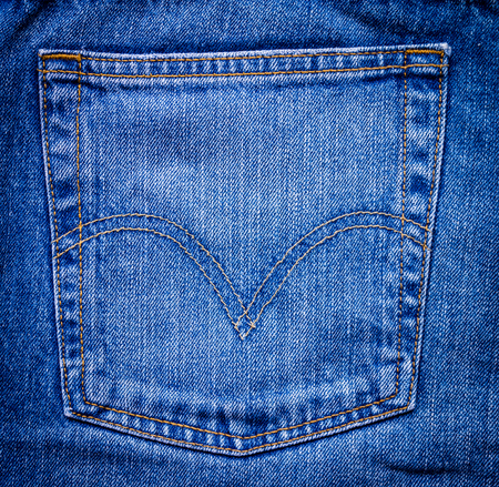 Blue jean texture backgroundの写真素材