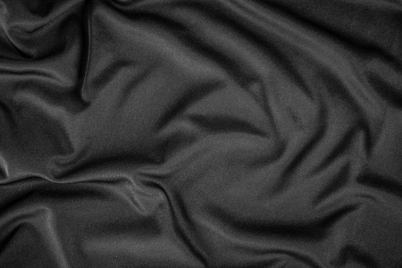 Black cloth texture and backgroundの写真素材