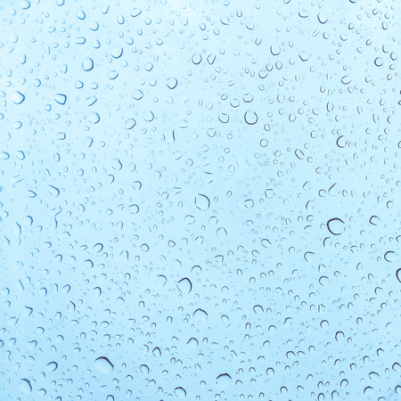 Water drops on glass, rain dropの写真素材