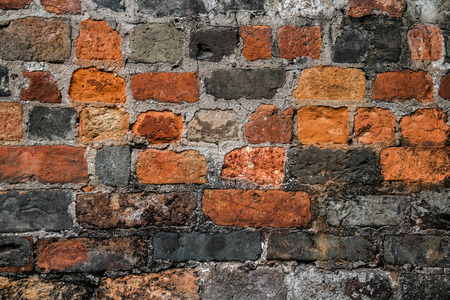 old brick wall backgroundの写真素材