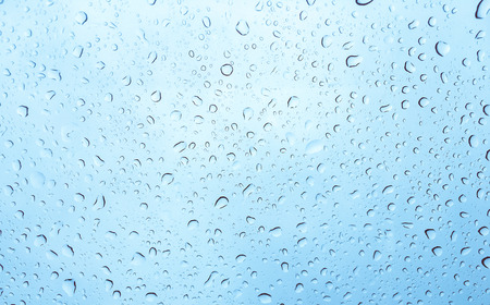 Water drops on glass, rain dropの写真素材