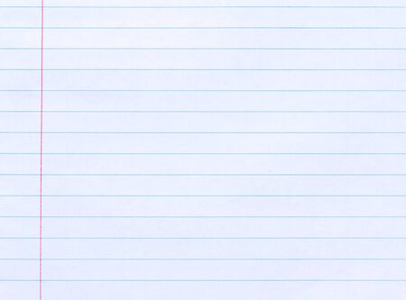 White lined sheet of notepad wrinkle paper backgroundの写真素材