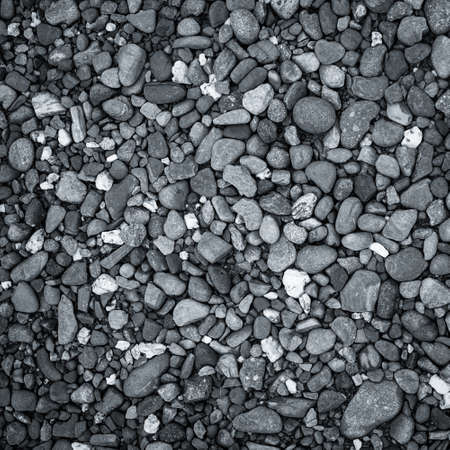 Pebbles stone or river stone  background with vintage filterの写真素材