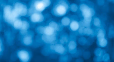 Blue and white bokeh abstract backgroundの写真素材
