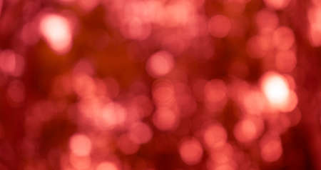 Red and white bokeh abstract backgroundの写真素材