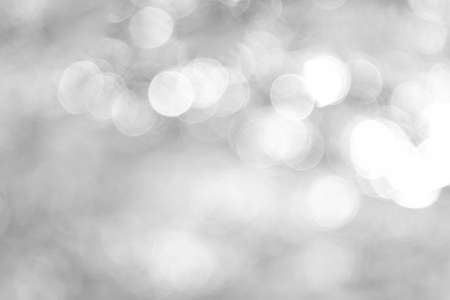 white or silver bokeh abstract backgroundの写真素材