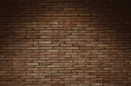Brick wall texture background for interior or exterior design with copy space for text or image.の写真素材