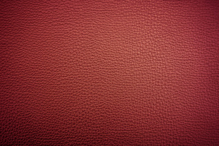Red leather texture or leather background for design with copy space for text or image.の写真素材