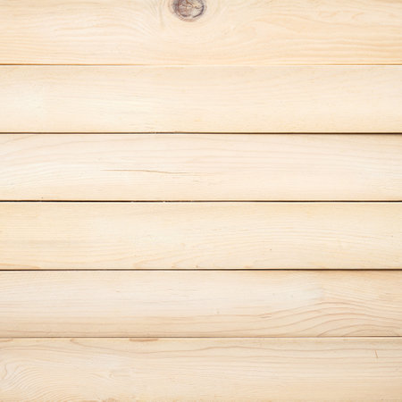 Wood plank brown texture background. Lining boards wall. Wooden material.の写真素材