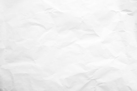 White crumpled paper texture background. Copy space for text.の写真素材
