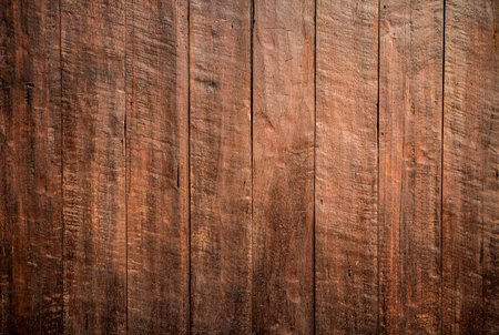 Old wooden background or texture. Grunge dark brown wood textureの写真素材