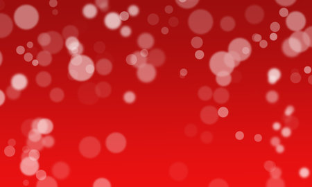 Abstract bokeh background. Bokeh lights on red background.の写真素材