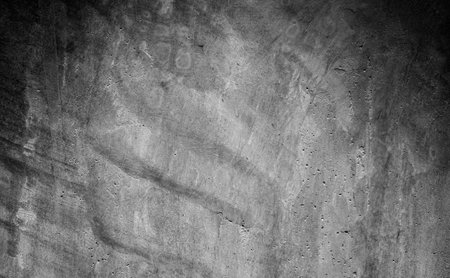 Grunge black and white cement wall texture background. Black and white tone.の写真素材