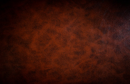 Old brown leather texture background. Closeup of grunge leather texture.