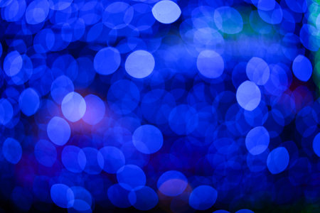 Abstract circular bokeh background of Christmaslight. Soft focus.の写真素材