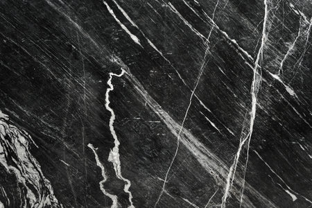 Black marble texture abstract background pattern with high resolution. Black and whiteの写真素材