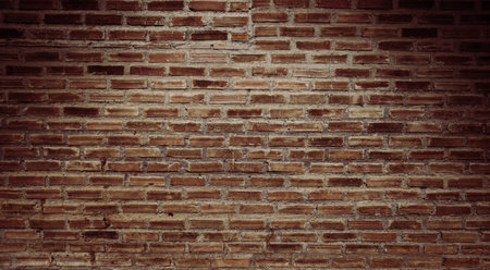 Old brick wall texture background. Vintage brick wall texture background. Old brick wall background.の写真素材