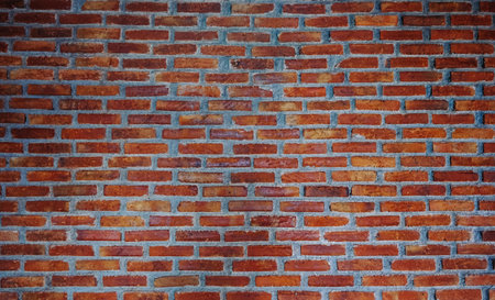 Red brick wall texture background. Brickwork texture background. Brickwork background.の写真素材