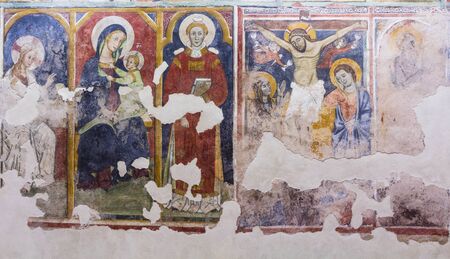 Anonymous frescoes of Santo Stefano Church, Soleto, Italy frescoes of Santo Stefano Church, Soleto, Italyの写真素材