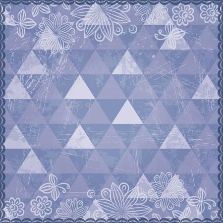 Vintage mosaic backgroundのイラスト素材