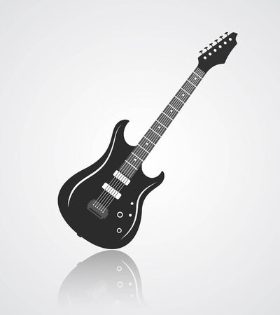 Electric guitar iconのイラスト素材