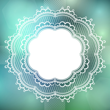 Vintage lace borderのイラスト素材