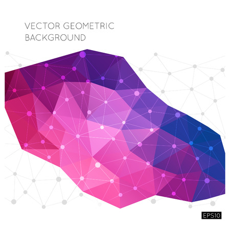 geometric backgroundのイラスト素材