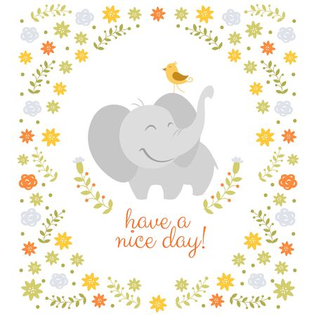 Have a nice day vector illustrationのイラスト素材